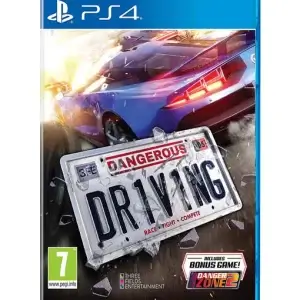 دیسک بازی Dangerous Driving برای پلی استیشن 4