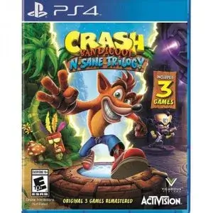 دیسک بازی Crash Bandicoot N. Sane Trilogy برای پلی استیشن 4